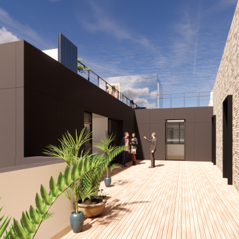 EE-terrasse patio null